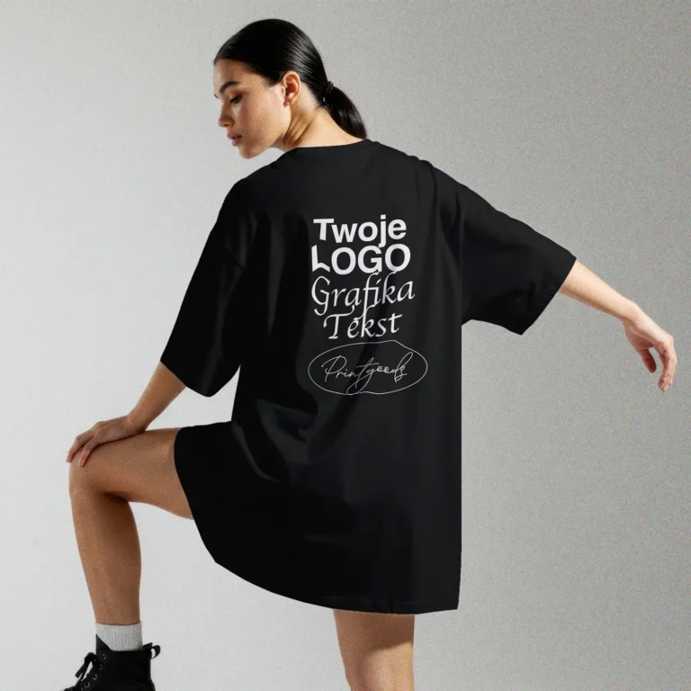 koszulka oversize z logo